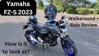 Yamaha FZ-S 2023 | Detailed Walkaround | Review | Ride Experience | Power | Mileage | Features, etc.