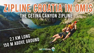 Zipline in Omis - The Highest Zipline in Croatia!