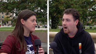 This went SHOCKINGLY well | Student debates Vegan