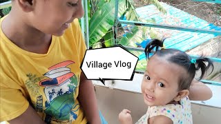 নানু বাড়ি গেলে তার শখের কাজ গুলো সব করে নেয়/Village tour/Vlog