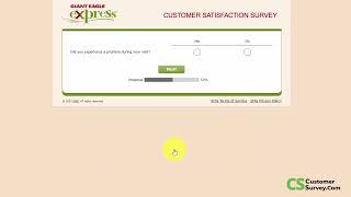 Giant Eagle Express Customer Satisfaction Survey | 2023