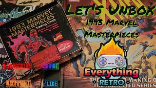 1993 Marvel Masterpiece unboxing!!