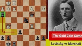 Game Of The Day Levitsky vs Marshall Brilliant Game |