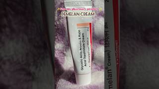 Demelan cream review ✅❤️ pigmentation,dark areas, acne mark  treatment #skincare #pharmacy #ytshorts