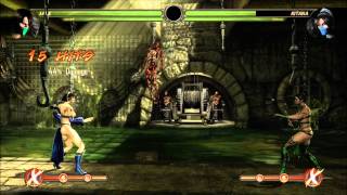 Mortal Kombat 9: Tag Combo Jade & Smoke 44-50% Midscreen