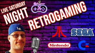 Live Saturday Night Retro Gaming | Let's Game on Atari XEGS, Atari 5200, NES, SNES