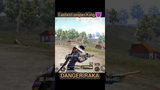 FASTEST😈  DOUBLE SNIPER KING 👑 PUBG BGMI | DANGER RAKA🔥#shorts #short #viral #sniper #trending #pubg