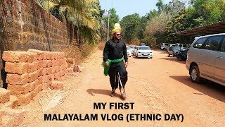 My First Malayalam Vlog (Ethnic Day & Food Festival)