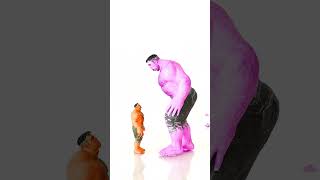 Pink Hulk vs Orange Hulk water splash 👊✊|@shorts|@hulk|@animation|@first video|