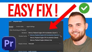 How to Fix Premiere Pro Not Using GPU Acceleration (QUICK GUIDE)