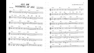 real book solo piano: all or nothing at all (Arthur Altman and Jack Lawrence)