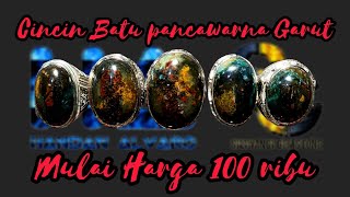 Cincin Batu Pancawarna Garut Mulai Harga 100 ribu