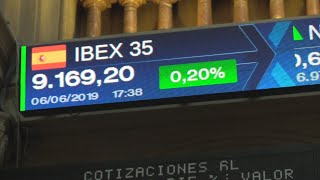 El IBEX 35 cierra la sesión con un leve repunte del 0,2 % y se sitúa en los 9.169 puntos