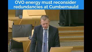 OVO Energy must reconsider redundancies at Cumbernauld