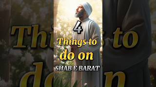 4 Things to do on Shab e Barat #shorts #ytshorts #youtube #islam #subscribe #like #comment