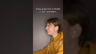 Kiedy grasz 1vs1 w CS GO z tym ziomkiem #shorts