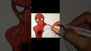 Spider-Man Coloring || Drawing And Colouring|| Awesome Drawing Clips|| Art Work||