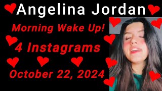 Morning Wake Up With Angelina Jordan Fresh Coffee 4 Instagrams and Steve Does It Get ant Better ???