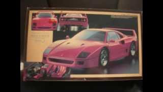 unpacking Ferrari F40 1/24 Fujimi