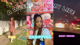 A WEEKEND IN MY LIFE as a 17y/o / LAGOS VLOG /GRWM / NIGHT DRIVES /SHOPPING and MORE