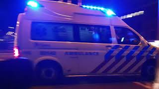 A1 Silverline Ambulance 02-142 Leeuwarden met spoed naar het MCL