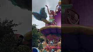 It’s Ariel! - Little Mermaid in Festival of Fantasy Parade - Magic Kingdom Walt Disney World #shorts