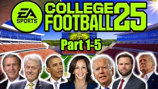 Presidents Play College Football 25! (Full Series)