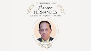 Memorial service of Menino Fernandes on 18th September at 4 pm (IST) at Our Lady of Lourdes church.