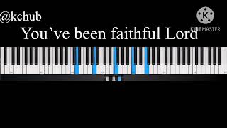 Learn piano Simple worship chords | You’ve been faithful Lord