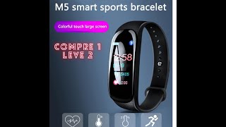 M5 Lançamento Smartwatch COMPRE 1 LEVE 2 #shorts