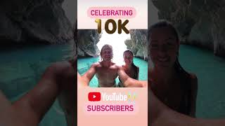 Celebrating 10,000 of our amazing supporters in our first year of making video’s! #shorts #sailing