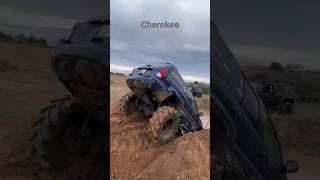 jeep grand cherokee can't stuck in mud #mud #offroad