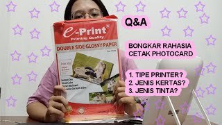 BONGKAR RAHASIA CETAK PHOTOCARD KPOP 2 SISI