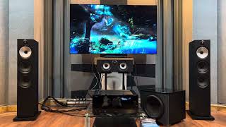 NEW B&W 600 S3 / YAMAHA RX-A8A / Test Dolby Atmos Demonstration Disc 2014