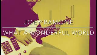 Joey Ramone - What a wonderful World (bass cover)