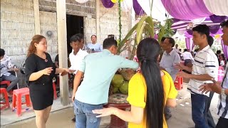 រាំវង់ ស្រអែមផល្លា​/ rom vong khmer krom  sro em pholla  #khmer tra vinh #ro