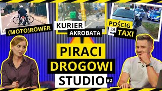 🏴‍☠️ PIRACI DROGOWI STUDIO #2 🎥 ⚠️ Kurier cyrkowiec | Polski rekord w Holandii | Nalot na zlot