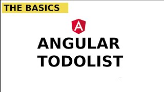 Angular To do list - explained