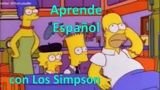 Learn Spanish with The Simpsons Latin American and Spanish accent