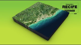 RECIFE TOPOGRAFICA 3D MAP - PE - BR