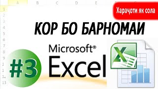 Дарси 3. Кор бо MS Excel. Ҳисоб кардани хараҷоти солона.