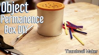 DIY Object Permanence Box | Montessori | Early Learning | Infant | Motor Skills | Grasping | Pincer