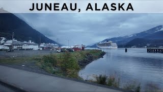 Riding Through Juneau, Alaska, USA from Glacier Garden to the Cruise Port