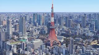 Tokyo Tower: Japan's Iconic Landmark | Google Earth Studio | Eiffel Tower Look Like