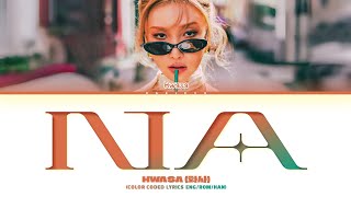 HWASA NA Lyrics (Color Coded Lyrics)