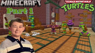 Minecraft: Teenage Mutant Ninja Turtles Mashup Pack | Full Gameplay Playthrough (Part 1) The Sewers