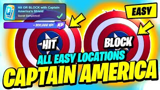 How to EASILY Get Captain America's Shield to Hit Opponents or Block hits with it - Fortnite Quest