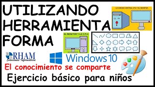 🌍 3. La Herramienta Formas de Paint | CLASES PARA PROFESORES DE COMPUTACIÓN