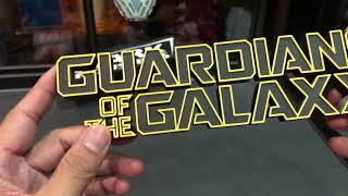 Unboxing Guardians of the Galaxy 3D Logo