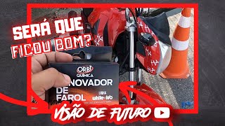 Tirando amarelado de farol Limpeza do farol da fan 150 [ visão de futuro ]